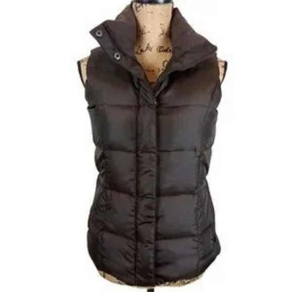 EDDIE BAUER Goose Down Black Vest (Size L) - Picture 1 of 8